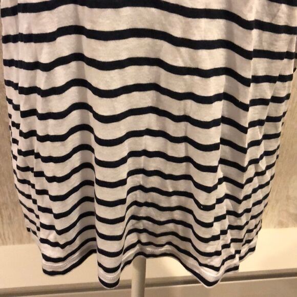 Splendid Black & White Striped Short-sleeve Shirt - Picture 3 of 7